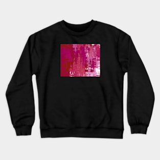 Lesbian Pride Rough Crisscross Paint Crewneck Sweatshirt